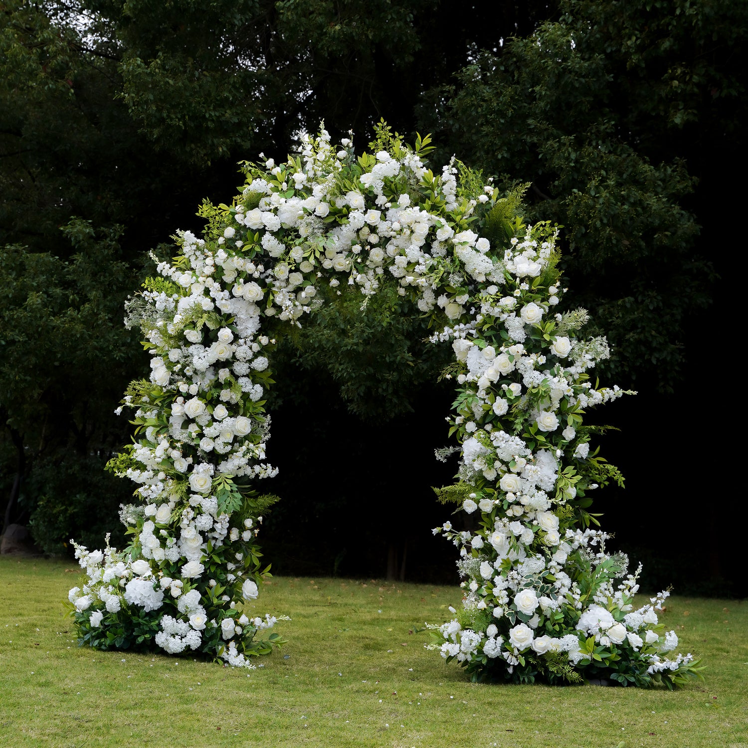 Ricia：Wedding Party Background Floral Arch Decoration Including Frame -R865