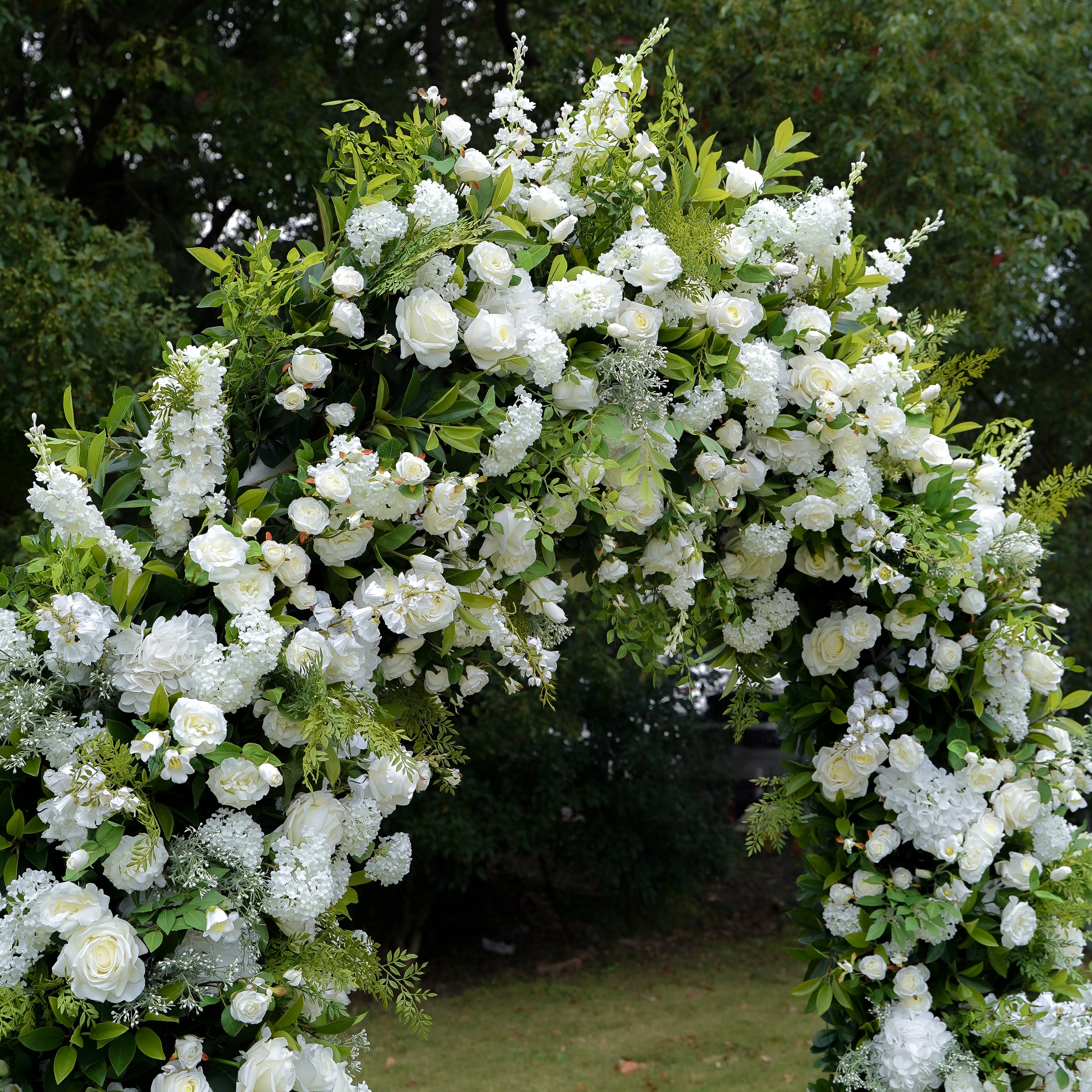 Ricia：Wedding Party Background Floral Arch Decoration Including Frame -R865