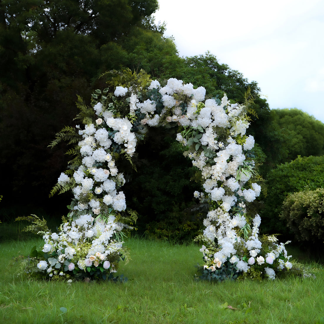 Robin：Wedding Party Background Floral Arch Decoration include Framet