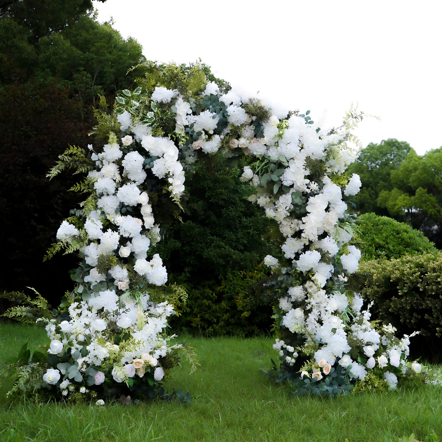 Robin：Wedding Party Background Floral Arch Decoration include Framet