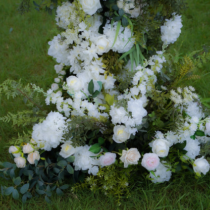 Robin：Wedding Party Background Floral Arch Decoration include Framet