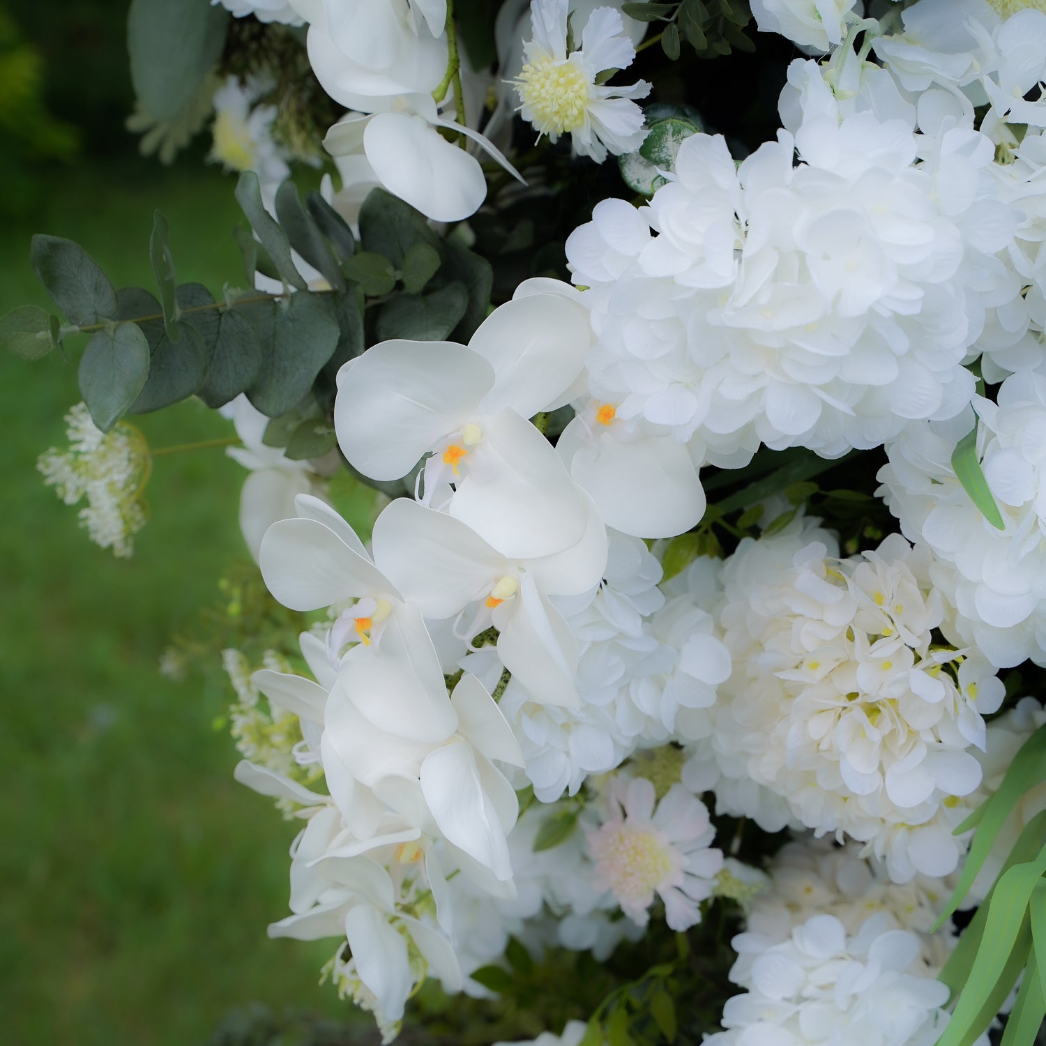 Robin：Wedding Party Background Floral Arch Decoration include Framet