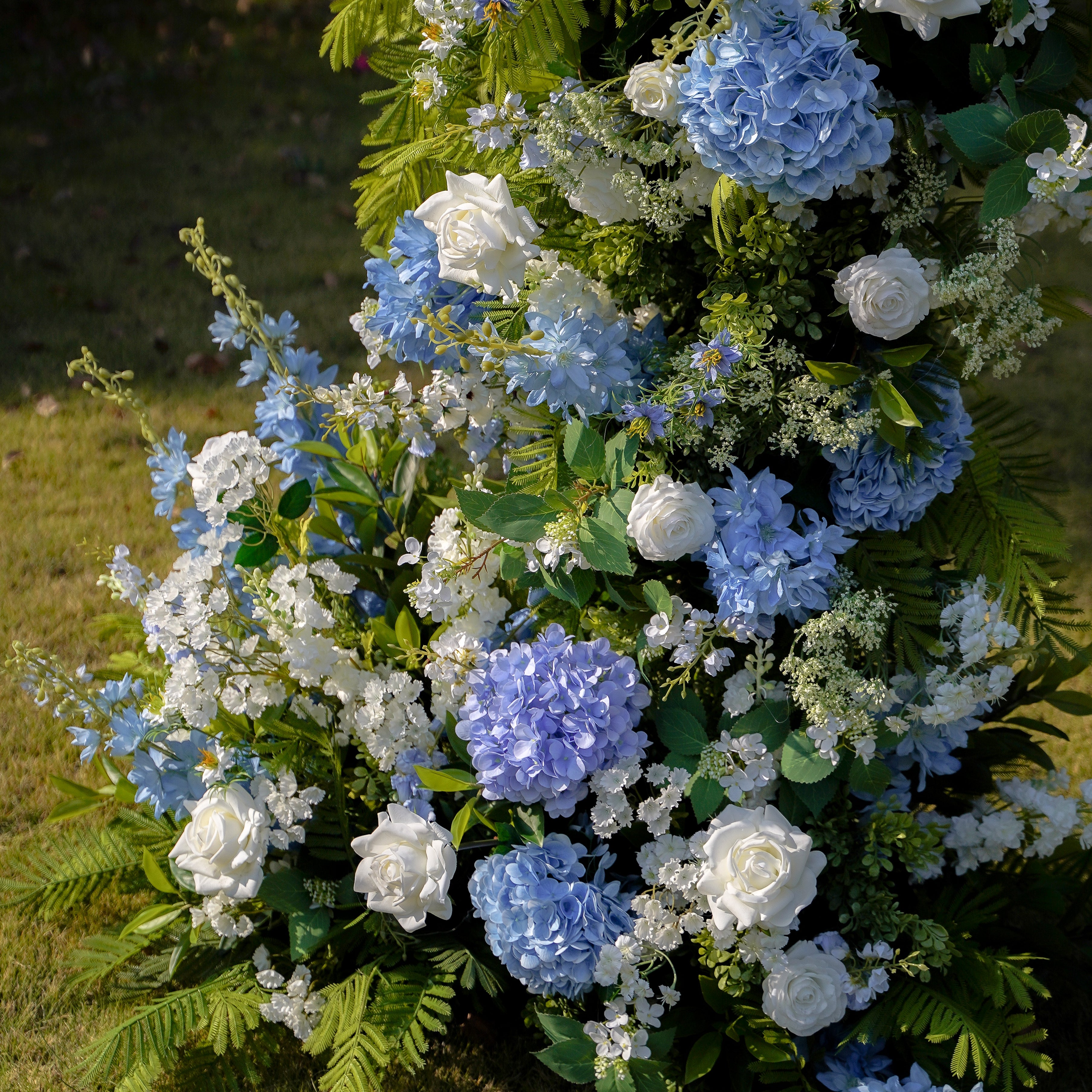 Ronya：Wedding Party Background Floral Arch Decoration Including Frame -R9990