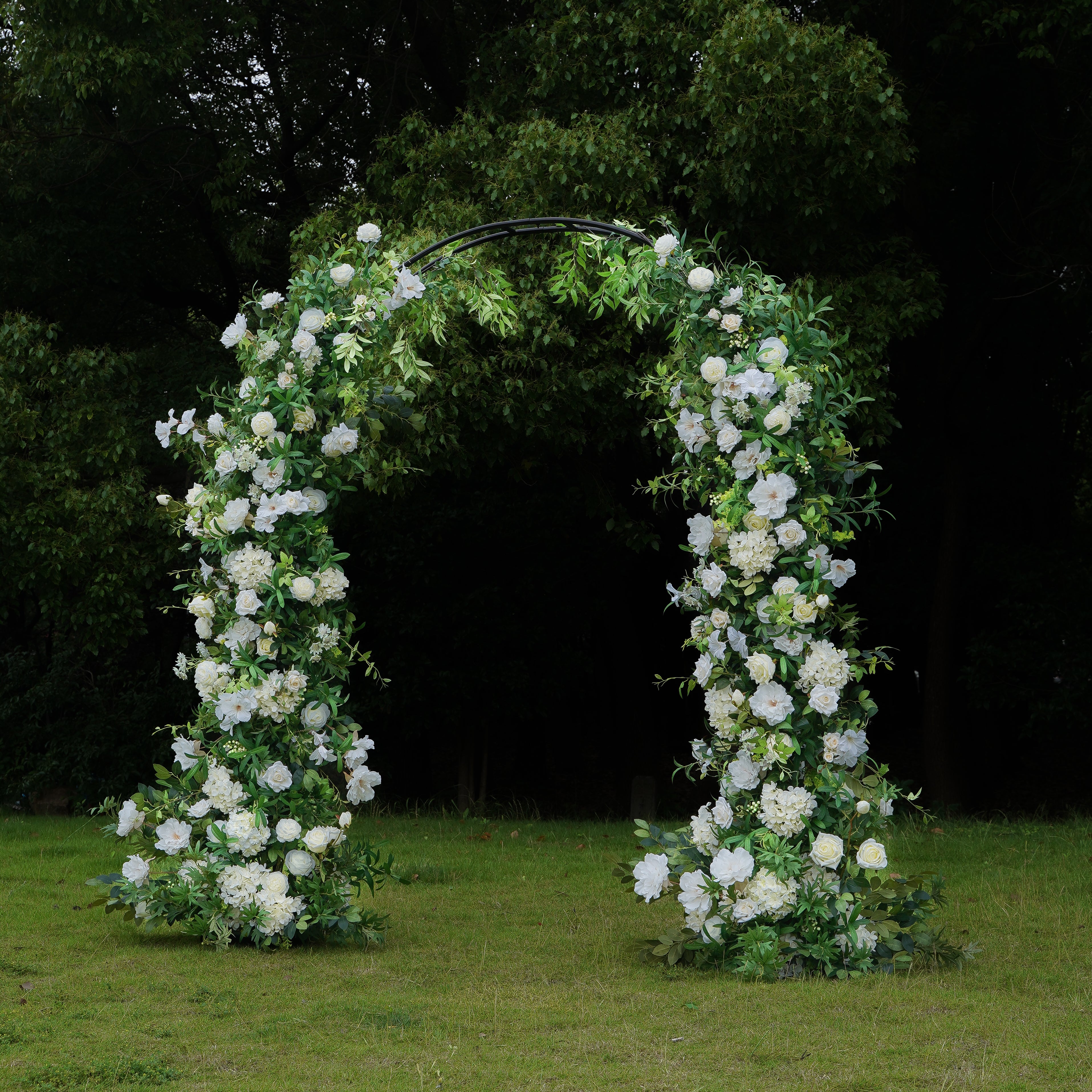 Spirit flower arch：Wedding Party Background Floral Arch Decoration Including Frame -R097