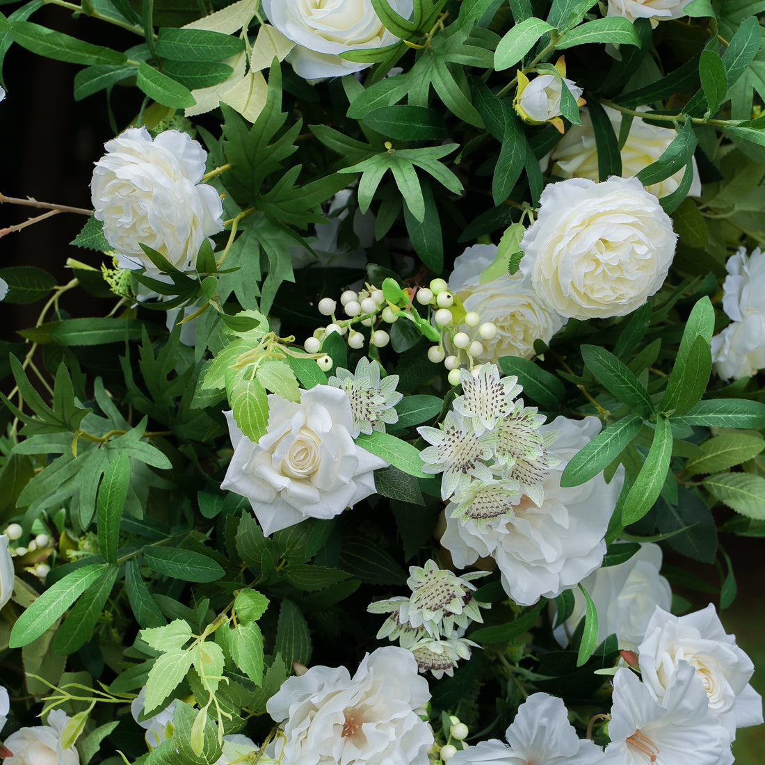 Spirit flower arch：Wedding Party Background Floral Arch Decoration Including Frame -R097