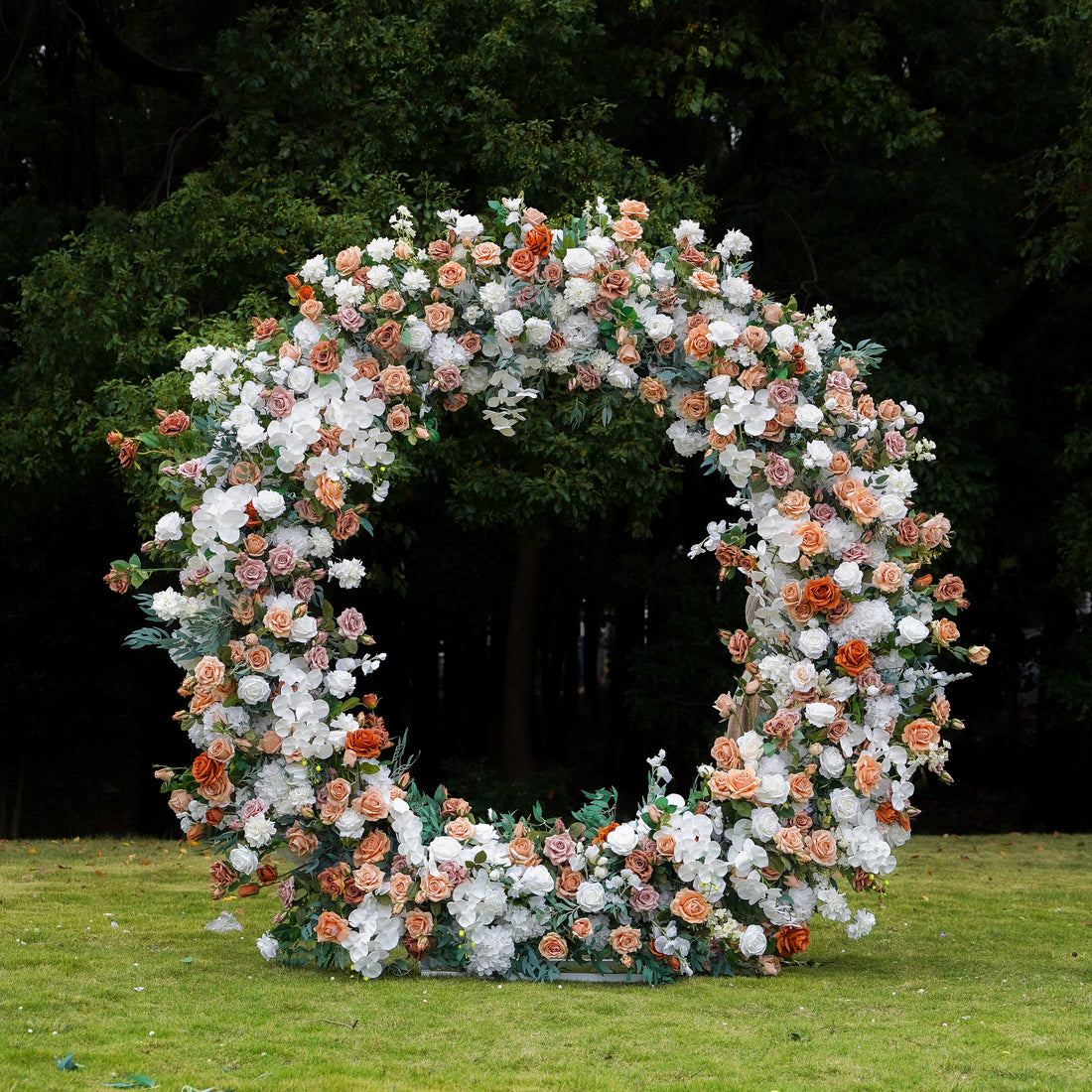 Vera：Wedding Party Background Floral Arch Decoration Including Frame-R849