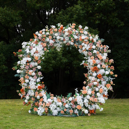 Vera：Wedding Party Background Floral Arch Decoration Including Frame-R849