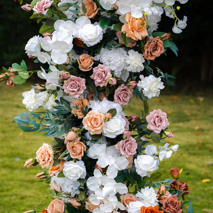 Vera：Wedding Party Background Floral Arch Decoration Including Frame-R849