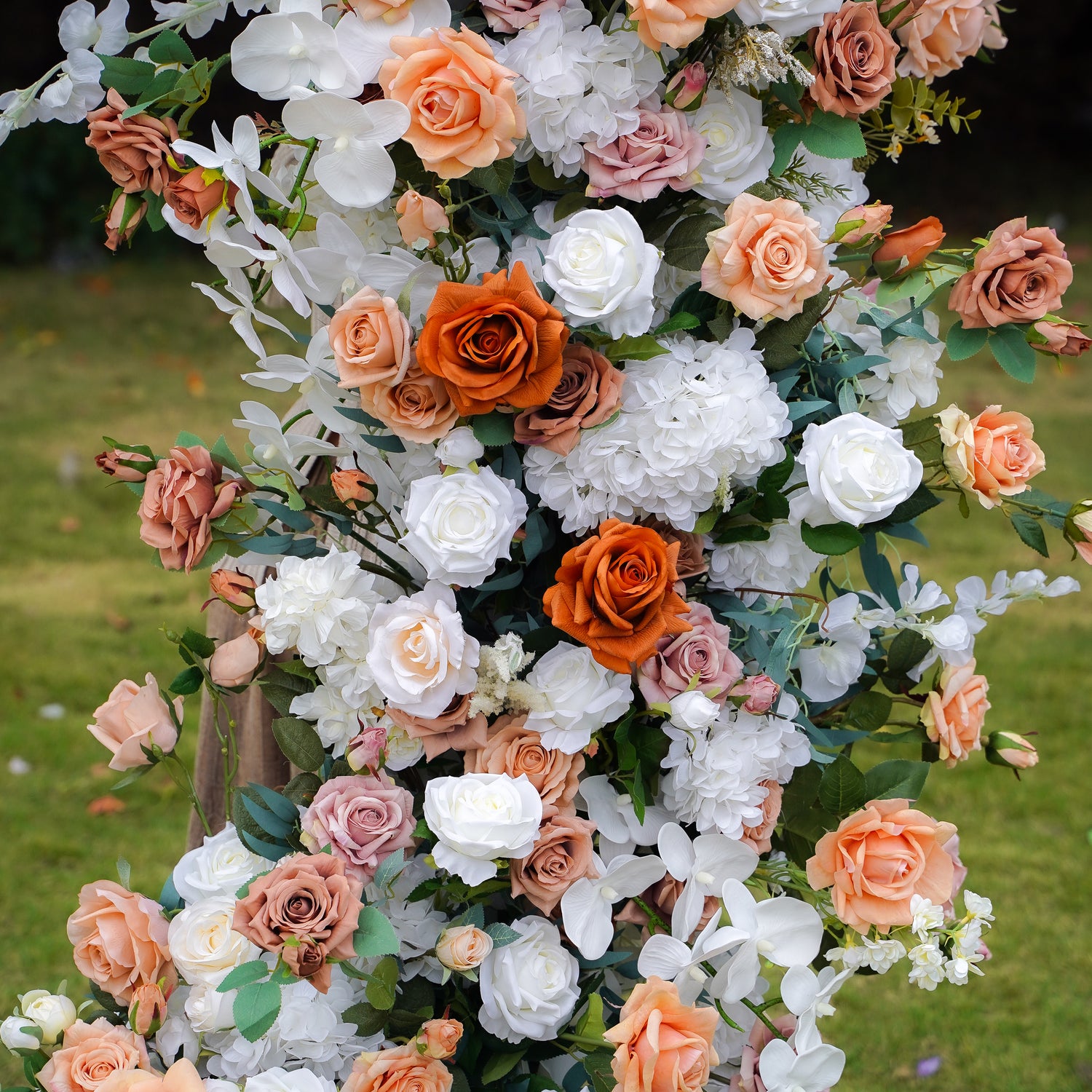 Vera：Wedding Party Background Floral Arch Decoration Including Frame-R849